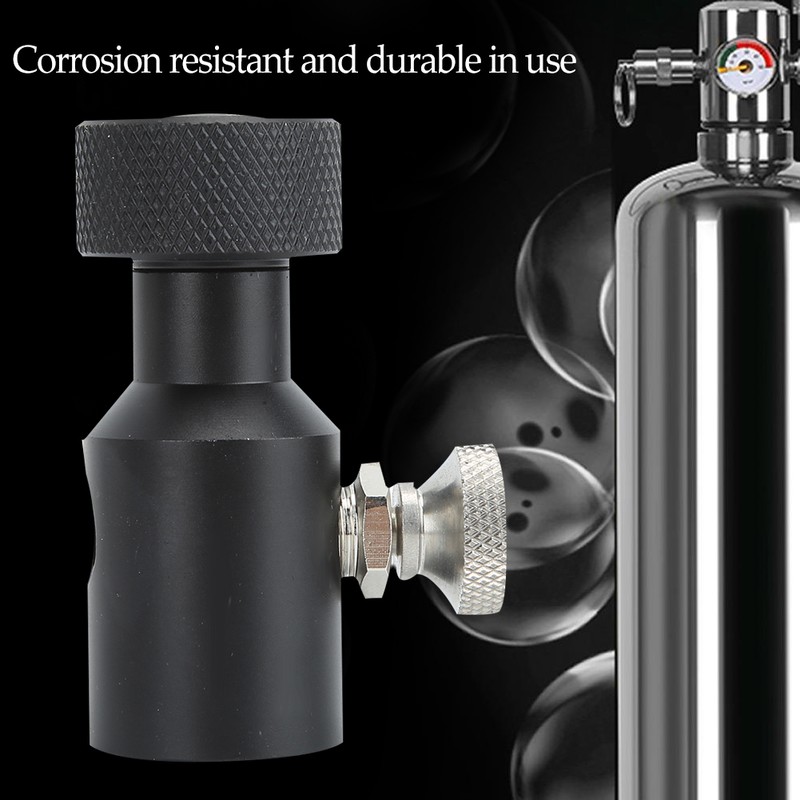 TR21-4 CO2 Adapter Connector with Release Valve Switch Quick Filling