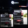 GTINTHEBOX Red Lens Full LED Bumper Reflector Lights Compatible with