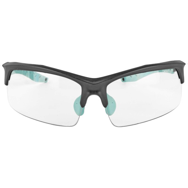 Walker's Game Ear: Teal Shooting Glasses - Clear Lenses, Multi, One Size