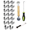 Screen Door Tool Kit - 20 Pieces Screen Installer Clips
