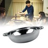 Stainless Steel Cooking Pot with Double Ear Rapid Heating Stainless