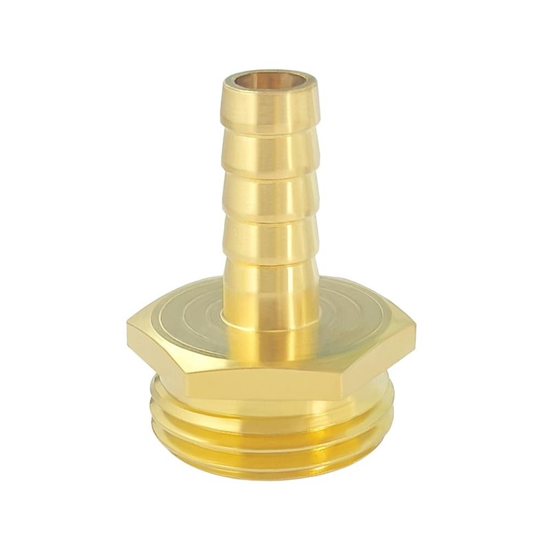 Hooshing 2PCS Garden Hose Male Adapter 1/4" Barb x 3/4"