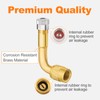 SAFELIFE Valve Stem Extenders 4 Pack, 90 Degree Schrader Tire