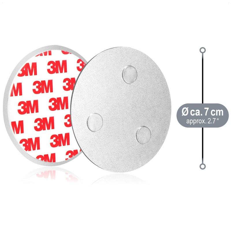 com-four com-four? 5X Magnethalterung fr Sicherheitsmelder - Halterung zum Kleben