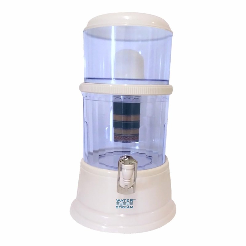 Water Stream by Little Luxury Crystal Clear 4-Gallon Countertop Gravity