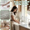 Sink Splash Guard, Clear Acrylic Splash Guards for Sink, 2