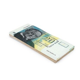 Scratch Cash 100 x mk 20 Finnish Brands Money to Play (Real Size)