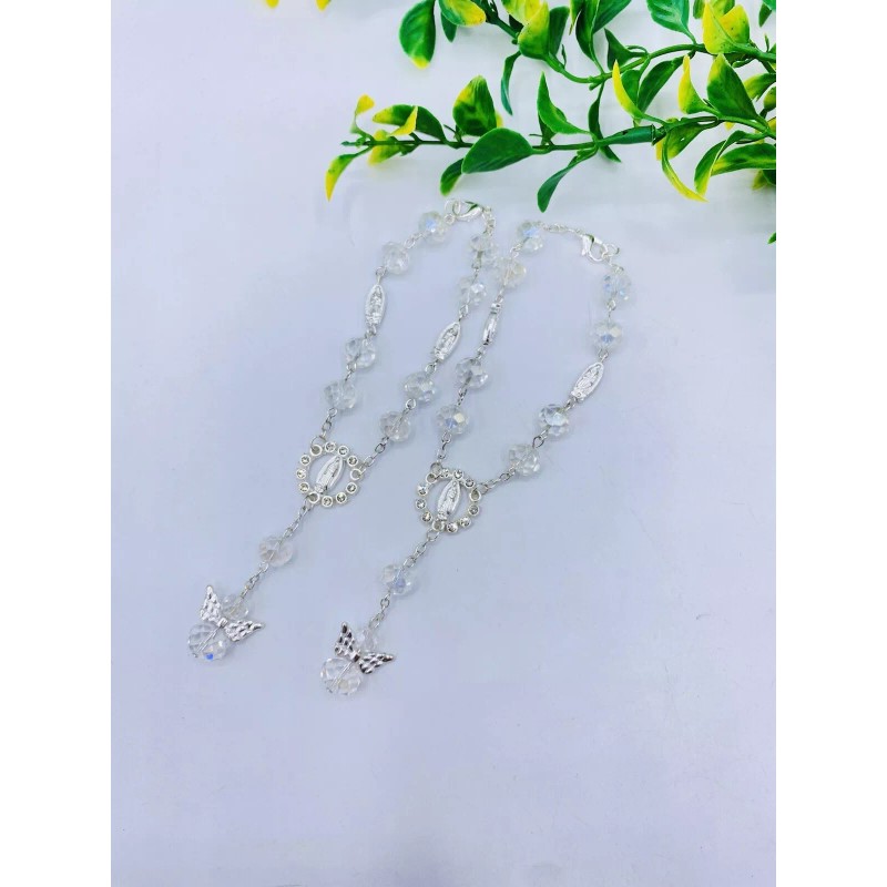 none 12PCS BAPTISM FAVORS BRACELETS FIRST COMMUNION RECUERDOS DE BAUTIZO