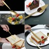 Berglander Gold Serving Utensils 10 Pieces, Titanium Golden Plating Serving