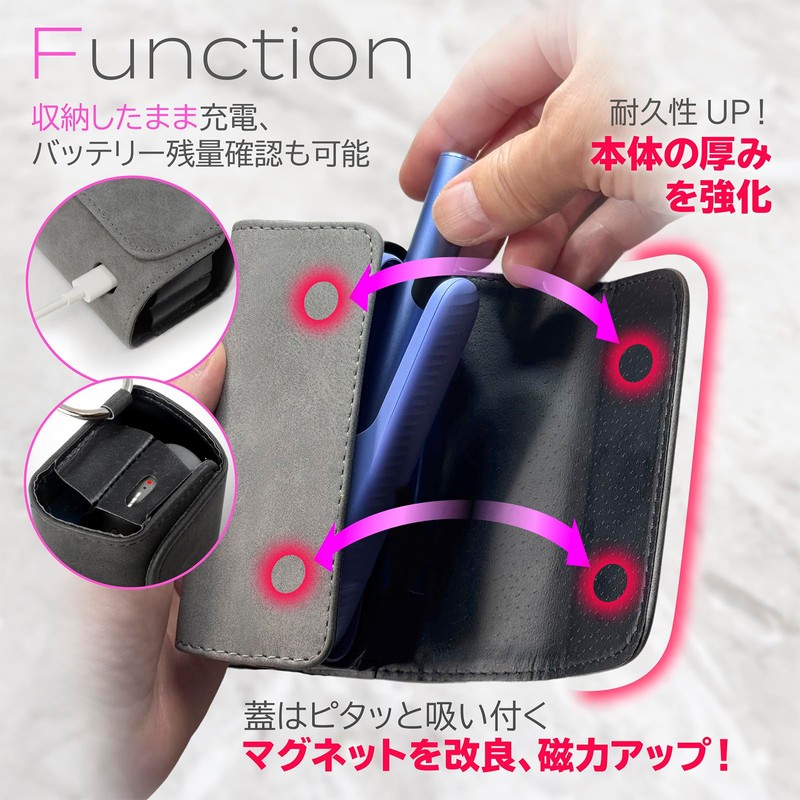 SOAREM Suede-Style PU Leather Case Compatible with Ilma Compatible with