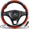 Zone Tech Car Steering Wheel Bling 12V Heated Cover -
