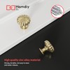 homdiy 10 Pack Gold Knobs Gold Drawer Knobs Brushed Brass