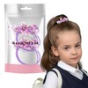 BasicSense Beads Double Elastic Bobbles Ponytail Holder Hair Ties Band