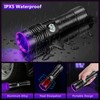 WINDFIRE UV Flashlight Rechargeable, 365nm Blacklight Flashlights Powerful, Black Light