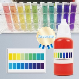2PCS Ph Indicator Test Drops,Ph Indicator Solution,Ph Meter,Ph Test Drops,Accurate Ph Meter,Water Testing Kits,Ph Water Tester,Multipurpose Ph Meter for Water,Aquarium Water Test Kit,Ph Tester