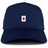Trendy Apparel Shop Diamond Playing Card Patch Structured Baseball Cap