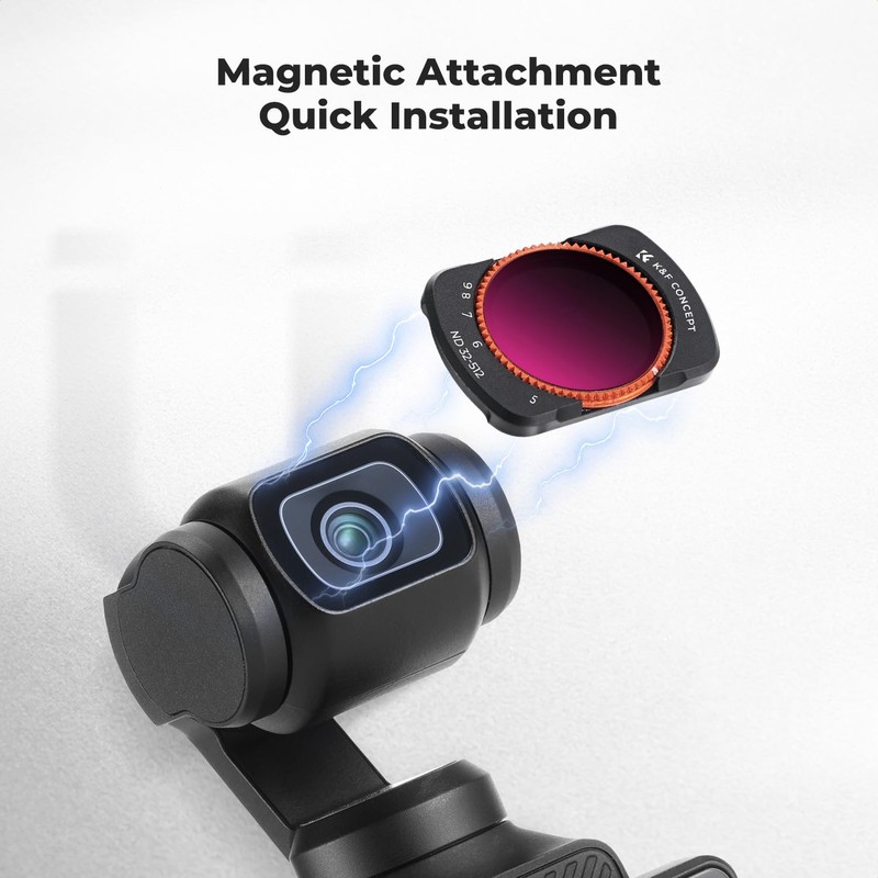 K&F CONCEPT Variable ND32-512 Filter Compatible with DJI Osmo Pocket