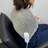 Well Being Electric Heat Pad Variable Temperature Microfibre Plush Therapy