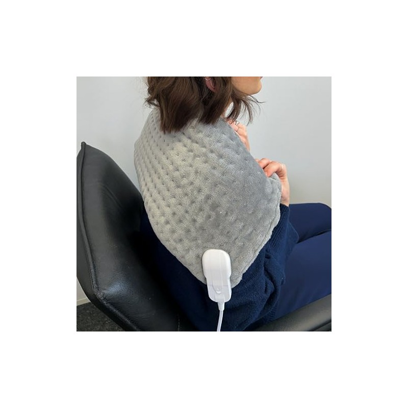 Well Being Electric Heat Pad Variable Temperature Microfibre Plush Therapy