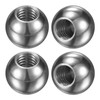 M METERXITY 4Pcs Threaded Ball Nut Knobs, M6x12mm 304 Stainless