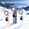 ICE FAN YX166 199-Speed Cooling Handheld Fan, 4000mAh Rechargeable, Foldable