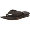 Reef Men's Leather Fanning, Brown, 6