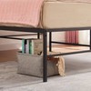 VECELO 18" Metal Platform Tall Bed Frame,Mattress Foundation/No Box Spring