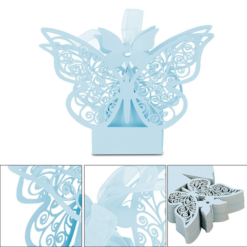 100PCS Wedding Favor Sugar Chocolate Boxes Wedding Decoration for Wedding