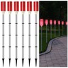 Macarrie 6 Pcs Solar Powered Driveway Markers Reflector Lights Landscape