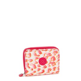 Kipling Women's Money Love PRT Wallet, RFID Anti-Hacker Technology Wallet, Zip Closure Wallet, Latin Cheetah, 7.25''L x 4''H x 1''D, Women's Money Love PRT Small Wallet