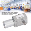 25kg.cm Dual Shaft DC Gear Motor 12V 370 Zinc Alloy