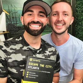 Escapely Adventure Box - “Whodunnit”, Little Five Points, Atlanta - Multi-Player Mystery Escape Room Hunt - Adult and Family Interactive Puzzle Game for Your City