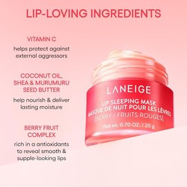 LANEIGE Lip Sleeping Mask Baya (Mascarilla De Noche Para Labios)                                                                                      