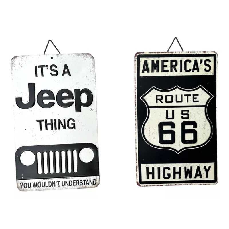 Open Roads Cartel Letrero Mexico 35 Lamina Carretera Troquelado Pared