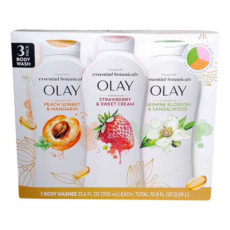 Olay Jabón Liquido Corporal 3 Piezas De 700ml