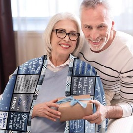 ZUCZUG Cuddly Blanket Birthday Decorations for Women Men, Gifts Blanket for Wife Man, Funny Birthday Gift Birthday for Mum, Girls, Girlfriend, Sister, Colleague Girlfriend