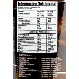 Colágeno Hidrolizado Glucosamina Biotina Manzana Canela 1.1k                                                                                          