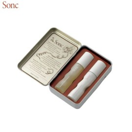 SONC Botanical Aroma Oil Roll-On Duo Kit 18ml*2ea & Tin Case Set 3items, Type:001 Oohlala + Out Of Office