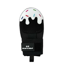 Youth Baseball/Softball Sliding Mitt - Ice Cream Frosted Drip with Sprinkles (White)