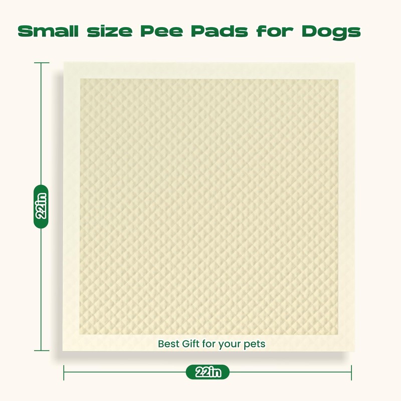 Puppy Pads 30 Count Small 22x22in Bamboo Training Pads Deodorizing
