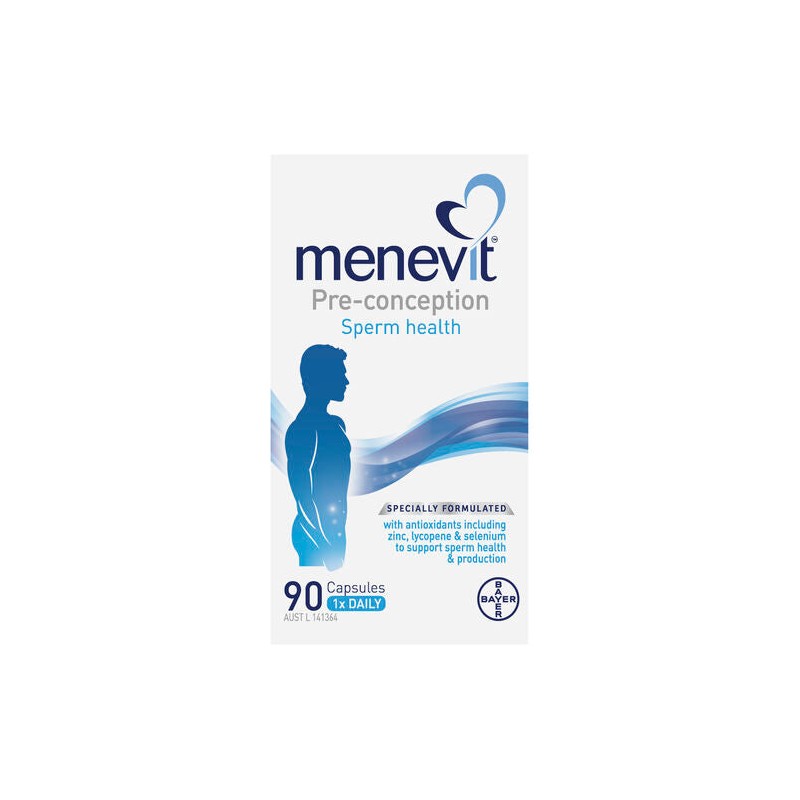 Menevit Pre-Conception Sperm Health Capsules 90 pack