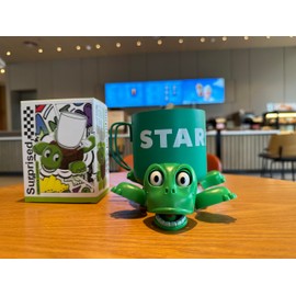 JOD® Turtle Coaster, Turtle Cup Holder with Funny Expression, Cup Holder with Liftable Limbs & Expressive Face for Turtles,Tortoise Lover Gag Gifts Home Decor(Green Pro)