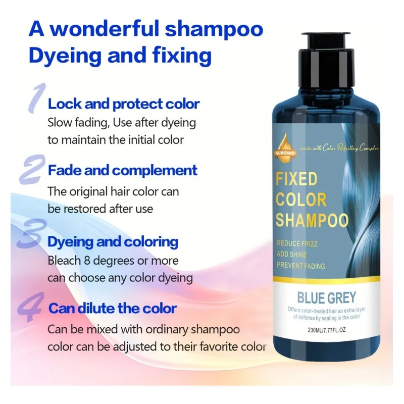 Shampoo Fijador De Color Para Cabello 230 Ml