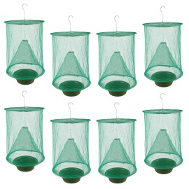 16 pcs Reusable Fly Trap Insect Killer Net Cage Trap Ranch US