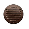 Circle Antique Brown Air Vent Grille 100mm / 4" with Fly Screen Round Metal Ventilation Cover Bronze MTA14AN