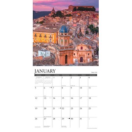 Willow Creek Press Italy Monthly 2025 Wall Calendar (12" x 12")