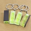 SIZIKJXGHWYI 2Pcs Magnetic Bubble Levels 15x15x40mm Key Ring Style Magnet