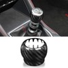 BLAKAYA Compatible wth Carbon Fiber Gear Shift Knob Cover Automotive
