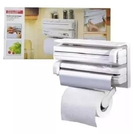 DARK BL Dispensador Triple De Papel 3n1 Cocina Aluminio