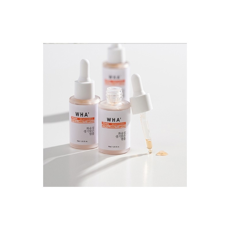 Hwayunseol PDRN Vibrant Clear Ampoule 30ml Skin Glow Moisturizing Glow